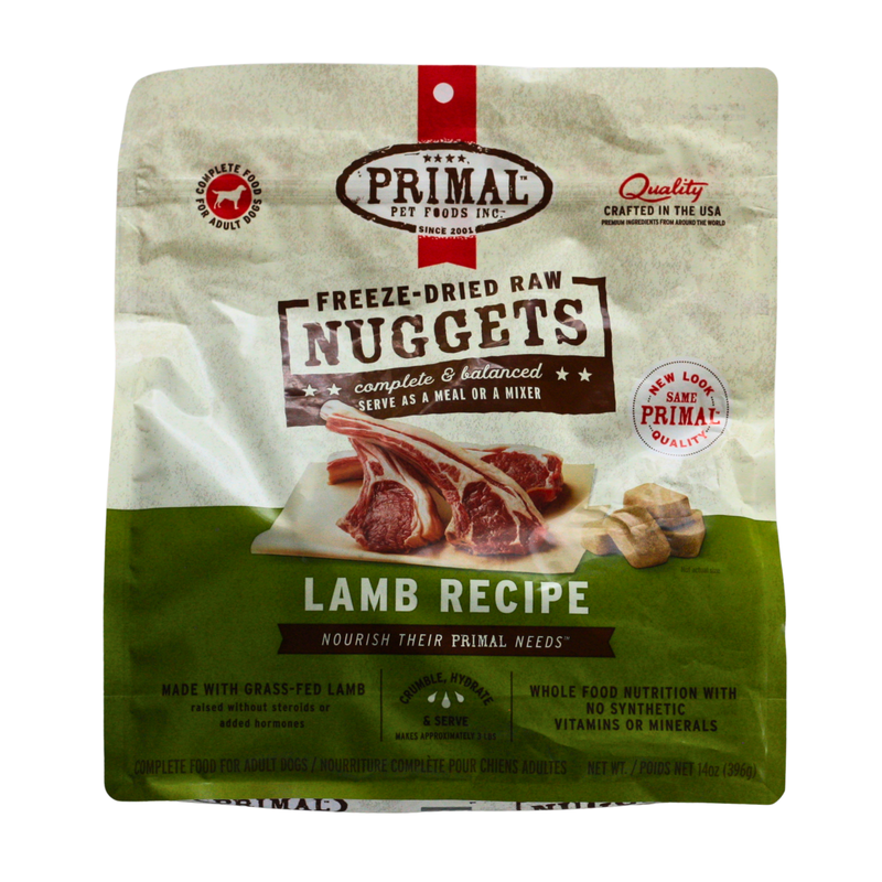 Primal Freeze Dried Nuggets Lamb (14 oz bag)