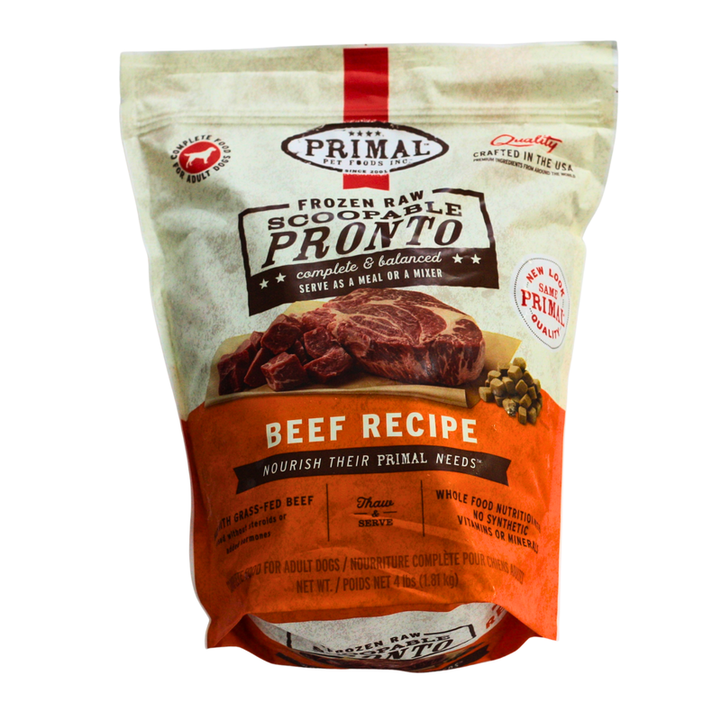 Primal Frozen Raw Pronto Beef
