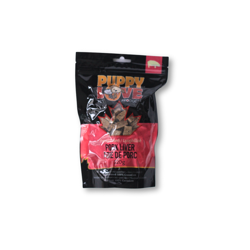 Puppy Love Freeze-Dried Pork Liver 120 grams