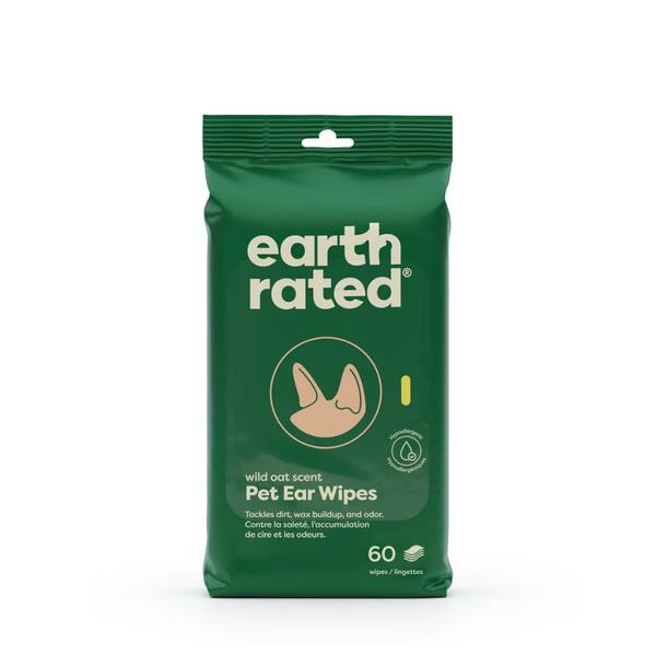 Earth Rated Ear Wipes 5 x5 60 pack