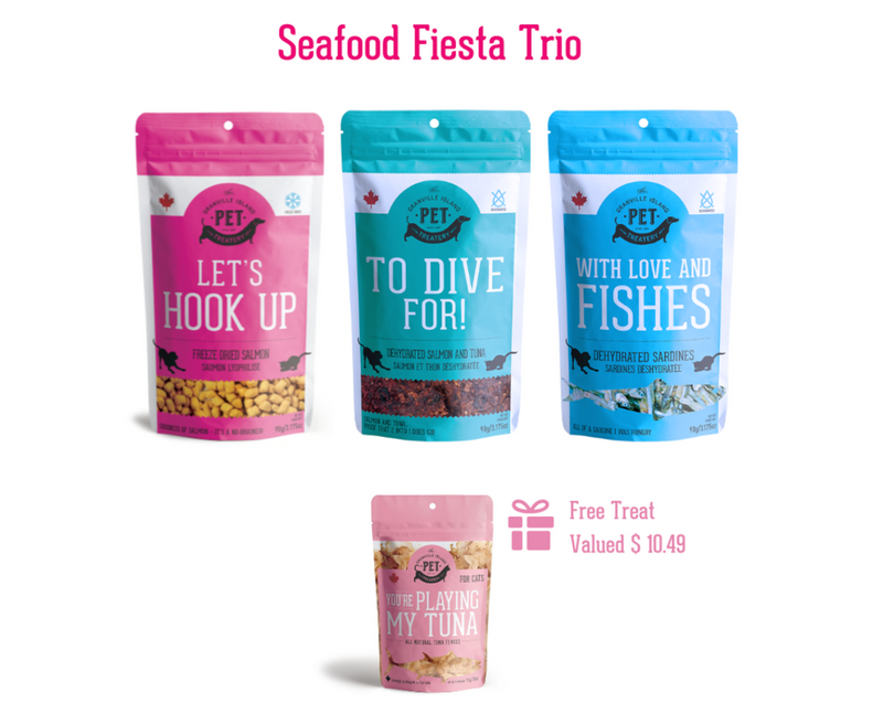 Seafood Fiesta & Compact Treat Pouch