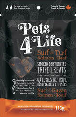 Pets 4 Life Surf N Turf Salmon/Beef Tripe Treats