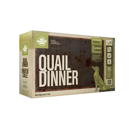 BCR Quail Dinner - 4 lbs carton