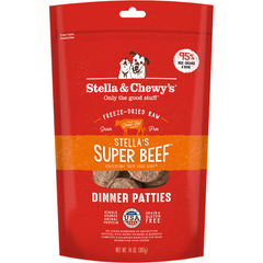 Stella & Chewy's Freeze-Dried raw Super Beef Dinner Patties 14 oz.
