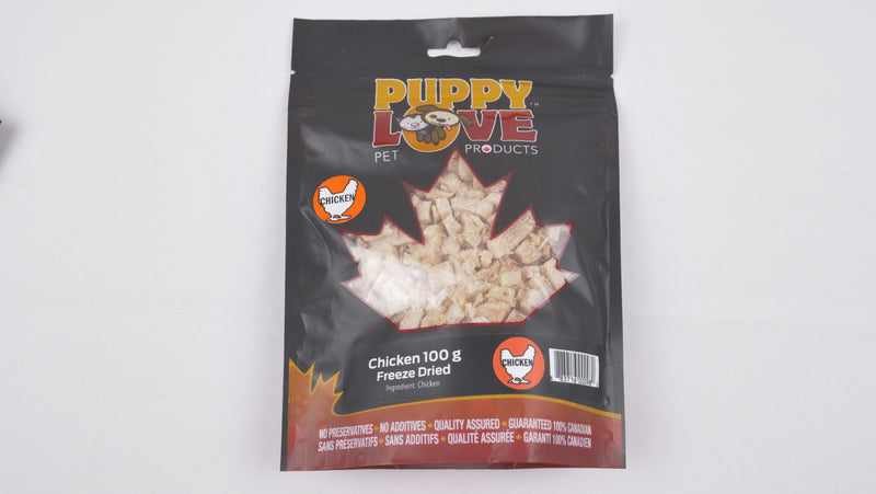 Puppy Love Freeze-Dried Chicken Breast 100 grams